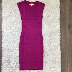 Elegant Pink Sleeveless Dress